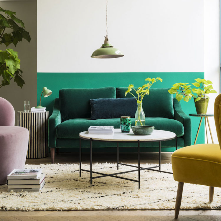 vert émeraude comme inspiration pour une top déco printemps 2018