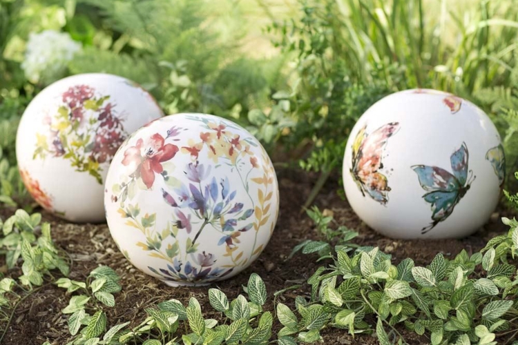 boule decorative pour jardin decoration decoupage
