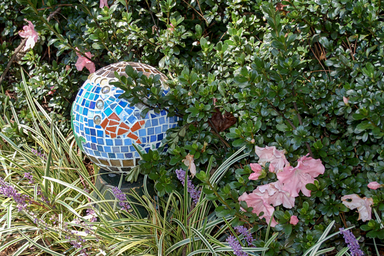 boule decorative pour jardin decoration mosaique