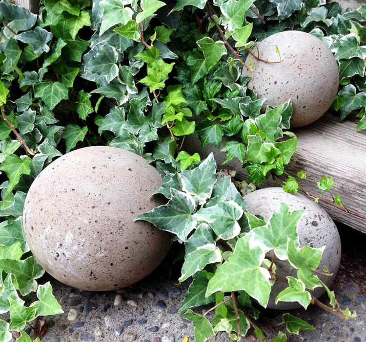boule decorative pour jardin faire soi meme beton