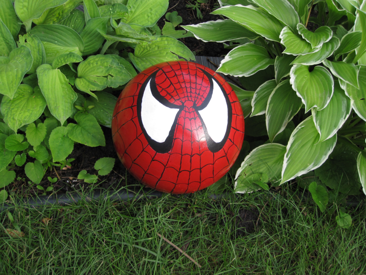 boule decorative pour jardin spider man idee deco parterre vivaces
