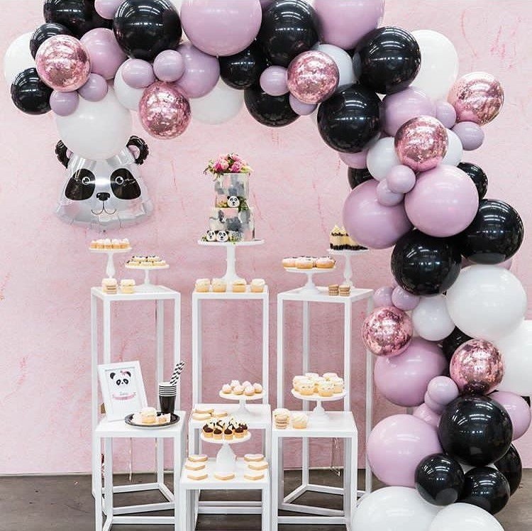 décoration ballon anniversaire gourmandises panda