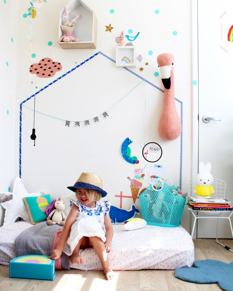 Flamant Rose Deco Dans La Chambre De Fille Pour Une Ambiance Estivale