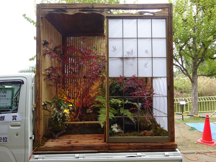 idee petit jardin japonais camionnette concours annuel national japon