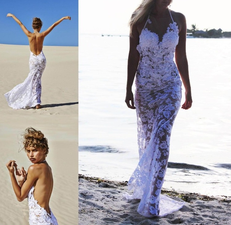 idées de robe de mariée plage 2018