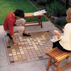 jeux extérieur enfant DIY scrabble
