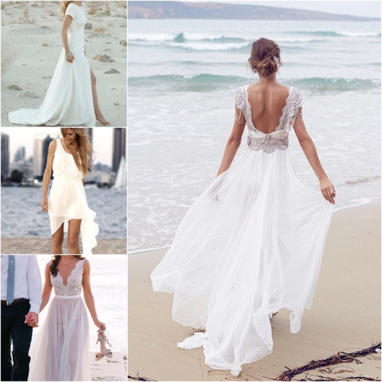 les top idées de robe de mariée plage 2018