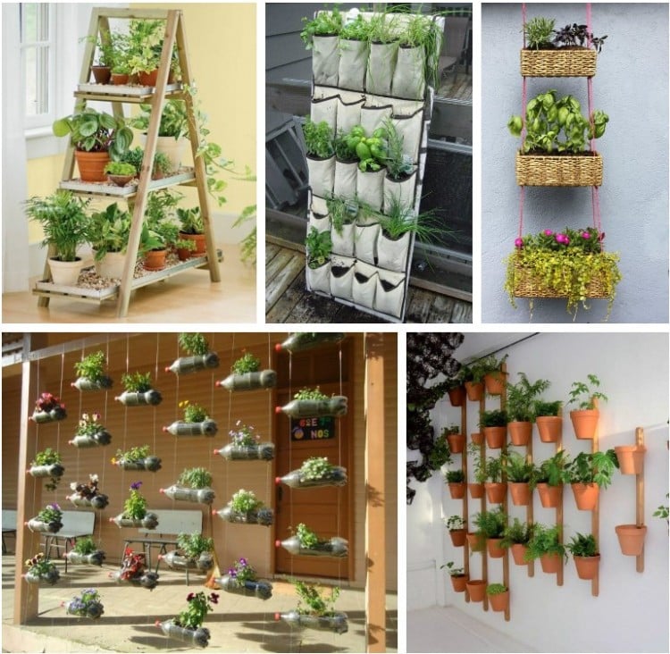 potager vertical comment réaliser mini jardin suspendu idées faciles DIY