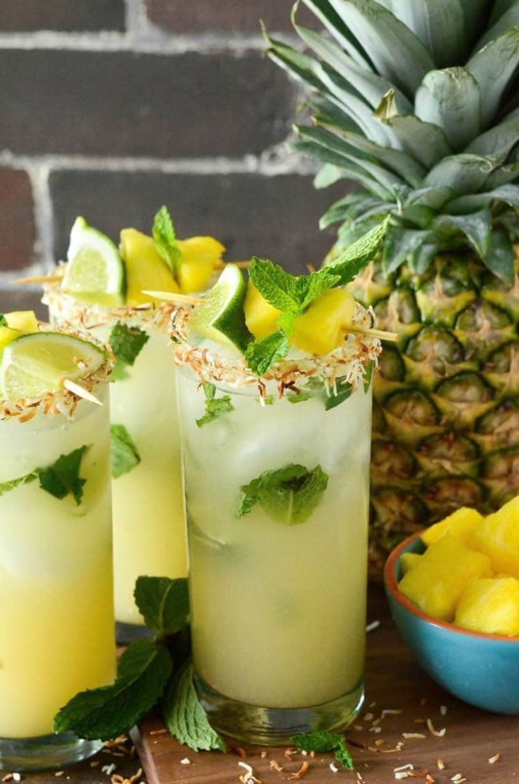 recette de cocktail sans alcool facile mojito virgin ananas