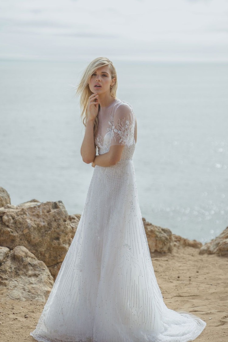 robe de mariée plage très élégante tendances 2018