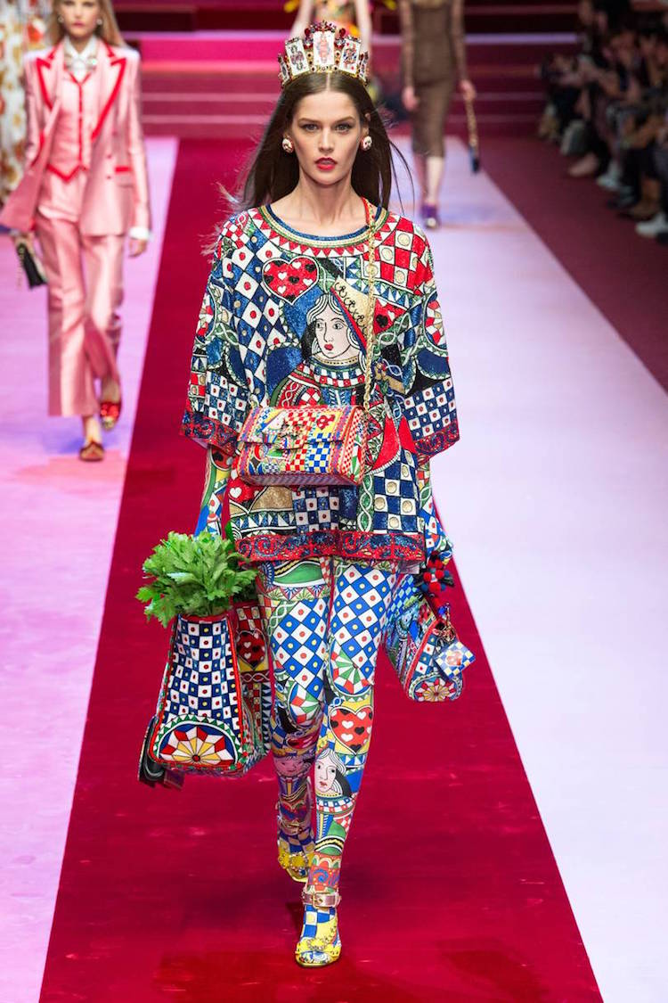 sac assortie à la tenue d été Dolce & Gabbana