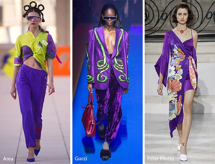 tenue d été femme 2018 selon les tendances de couleurs- ultra violet