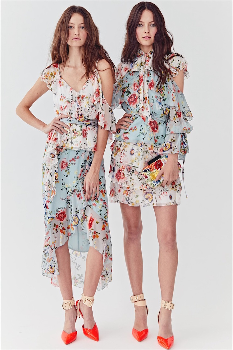 tenue été femme 2018 - outfits à imprimés floraux via Alice + Olivia