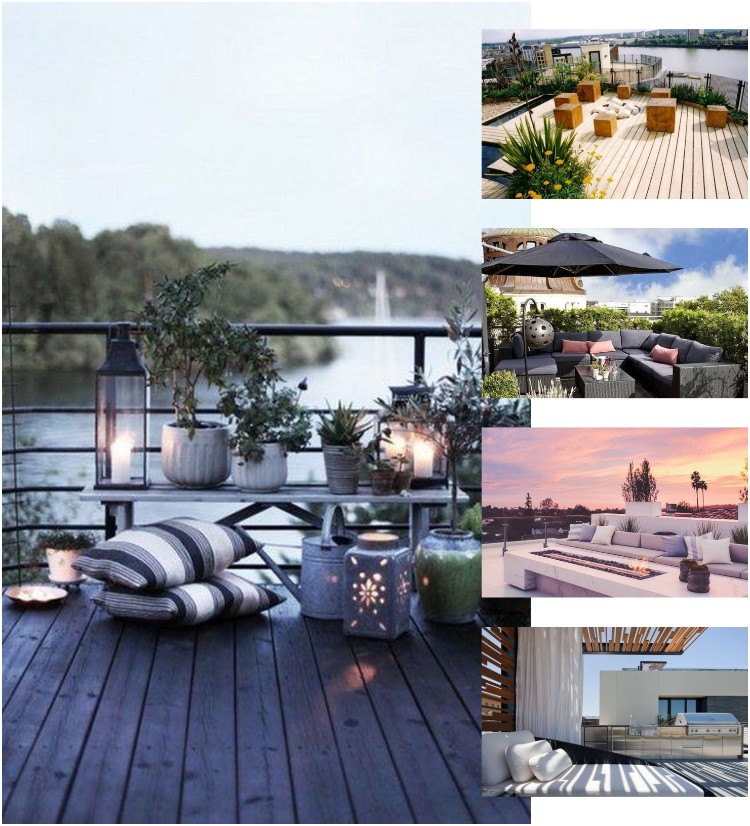 terrasse toit idées inspirations images design