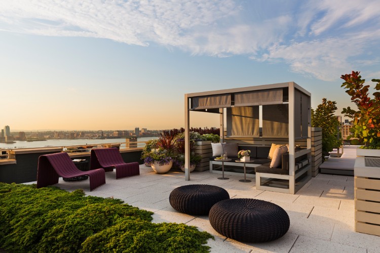 toit terrasse propice luxe design extérieur super moderne