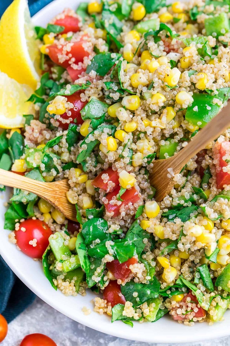 vegan recette de salade au quinoa saine