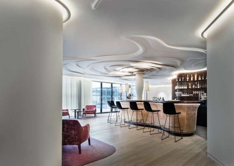 éclairage intégré LED design hôtel concept signé roomcode studio design moderne allemand