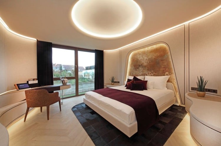 éclairage intégré caché indirecte LED tendance déco intérieur inspiration hôtel moderne concept signé roomcode