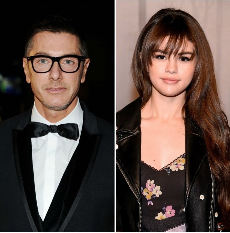 Stefano Gabbana Selena Gomez scandale Twitter commentaire méchante marque luxe haute couture italienne