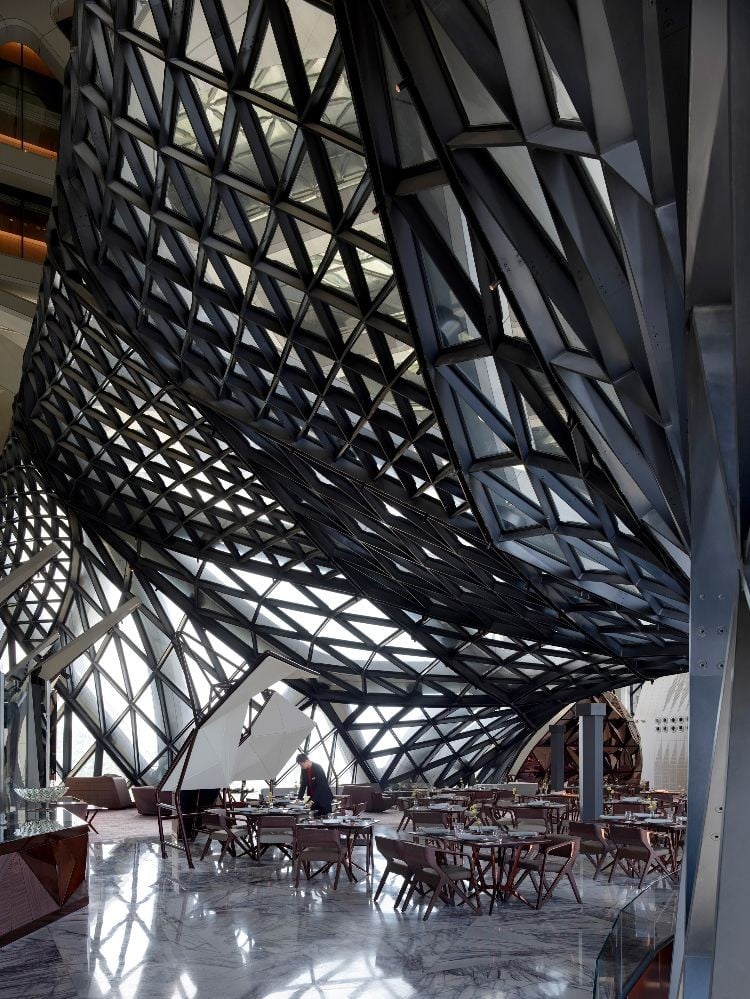 Zaha Hadid Architects design exceptionnel hôtel futuriste Macao Chine