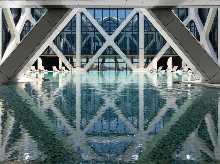 Zaha Hadid Architects hôtel design futuriste Morphée Chine Macao