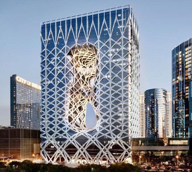 Zaha Hadid Architects hôtel sans pareil Chine Macao architecture futuriste tendance déconstructiviste