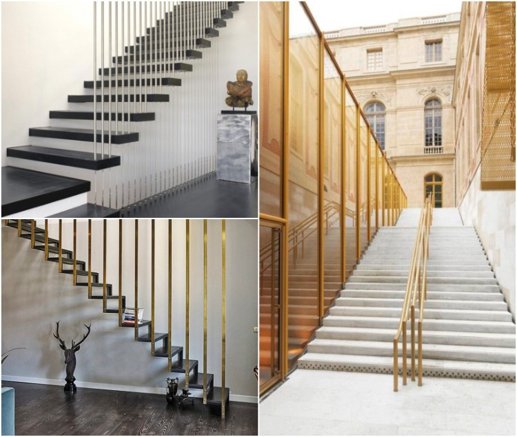 claustra escalier intérieur extérieur modèles design dernier cri matériaux haut gamme