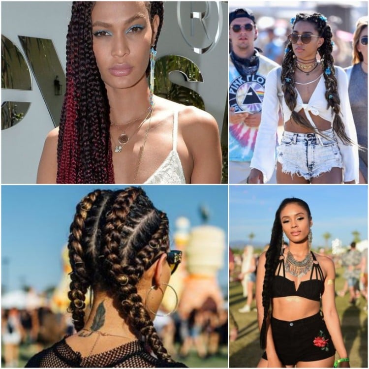 coiffure festival Coachella looks stars Hollywood