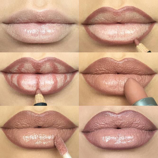 contouring lèvre comment mettre petites lèvres fines valeur avec maquillage tendance bouche
