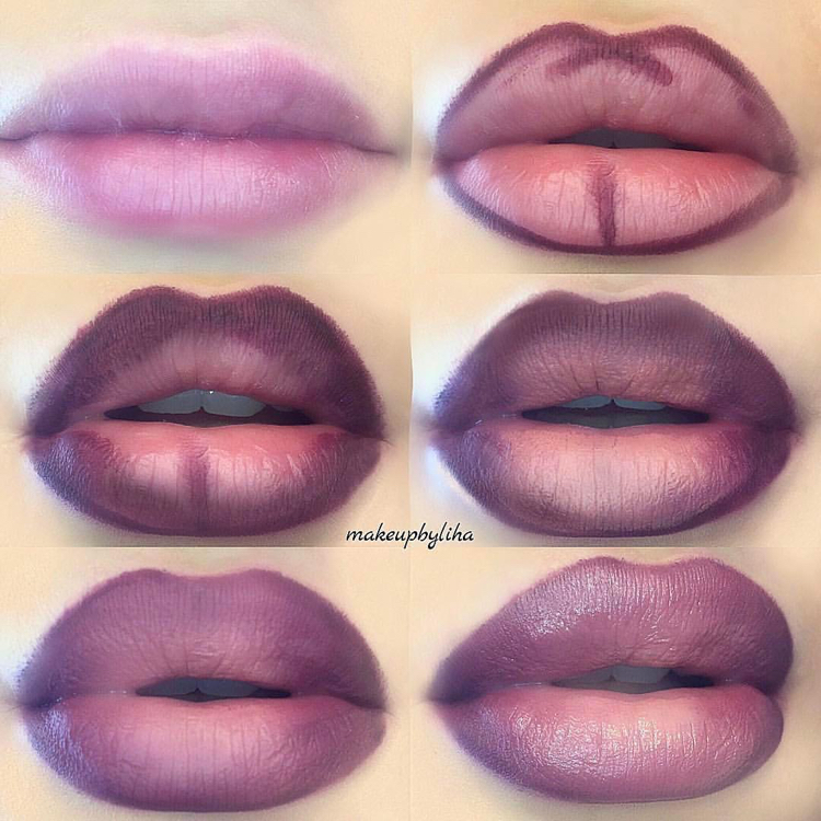 contouring lèvre pulpeuse makeup tendance femme 2018 lèvres ultra violet sublimées