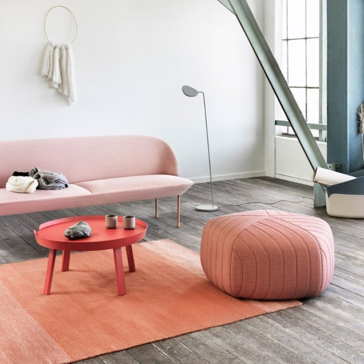 couleur tendance 2018 peinture meubles millennial pink murs salon peint blanc sale