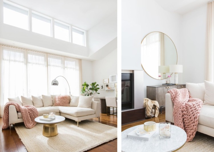 couleur tendance 2018 peinture millennial pink maison déco salon idées murs meubles