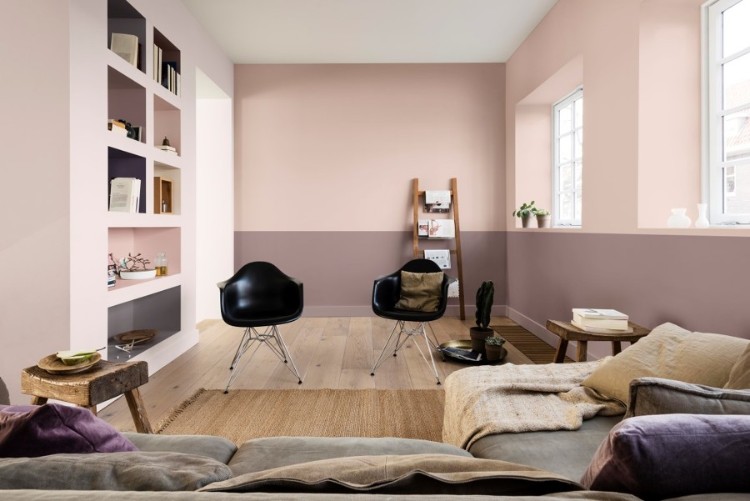 couleur tendance 2018 peinture murs peints heart wood salon cosy moderne