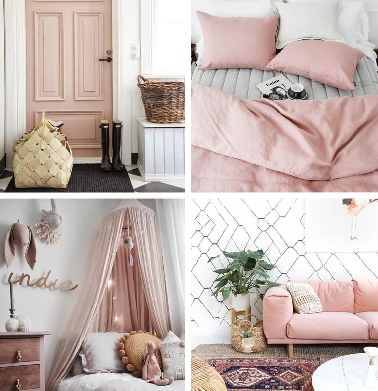 couleur tendance 2018 peinture pink millenial rose pâle déco intérieure maison