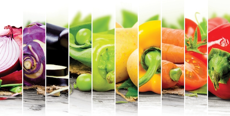 couleurs des legumes et des fruits pigments