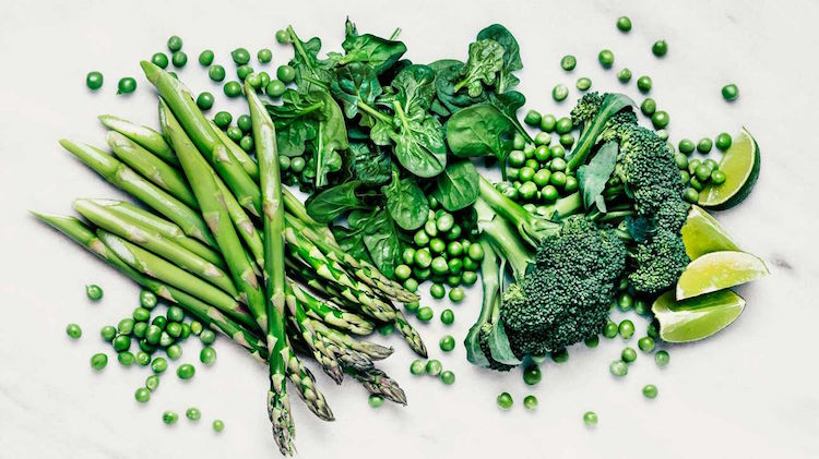 couleurs des legumes fruits pigments verts chlorophylle luteine