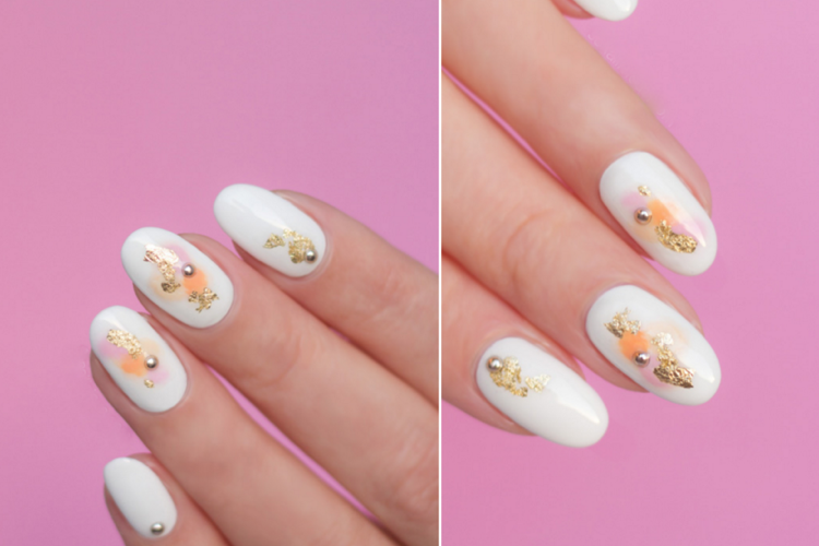 Déco ongle avec feuilles d'or : idées pour créer une manucure glamour