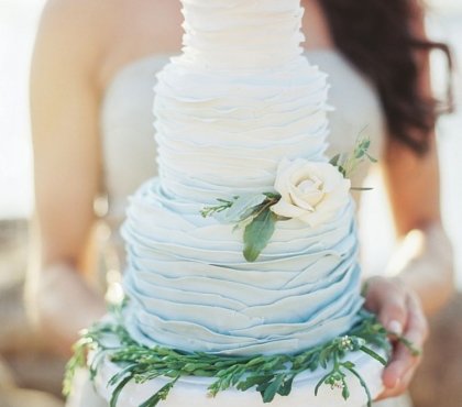 gâteau mariage original ombré
