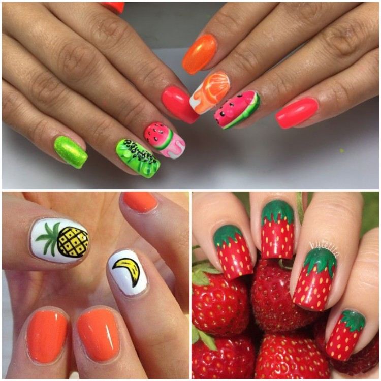 Idées nail art fruitées pour donner du peps à vos ongles ...