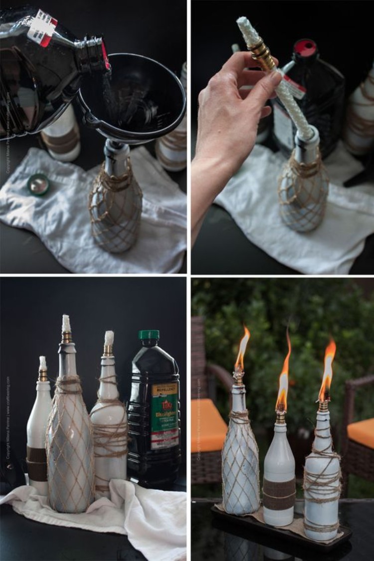 idée de cadeau original DIY amateur de bière tuto comment réaliser soi même bouteille personnalisée inflammable