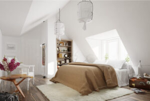 lit sous fenetre chambre sous combles