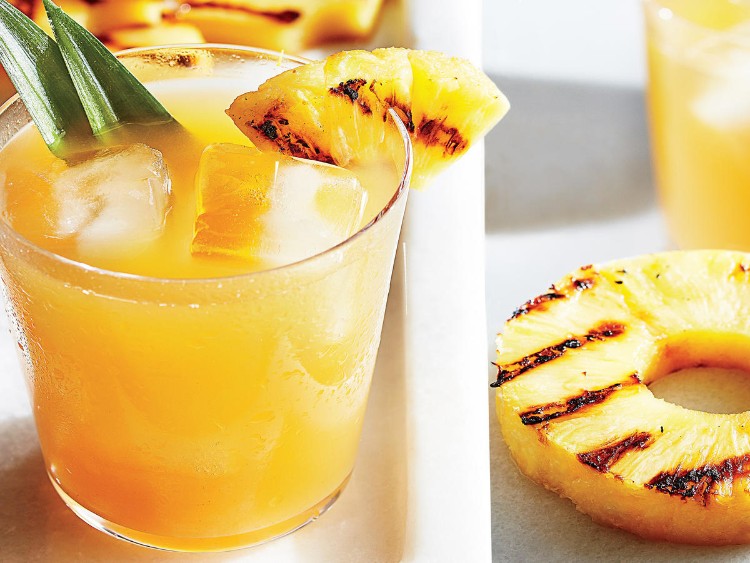 recette limonade maison rapide facile saine tranches ananas grillée