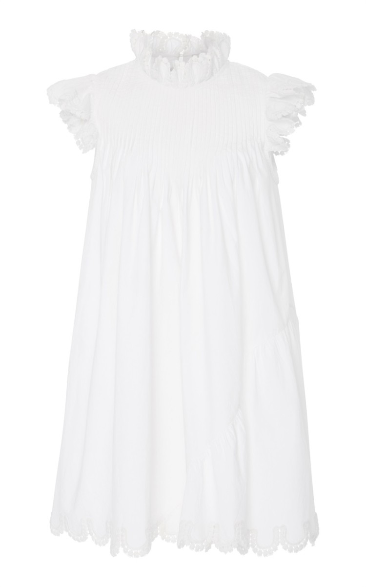 robe été femme 2018 courte blanche légere coton