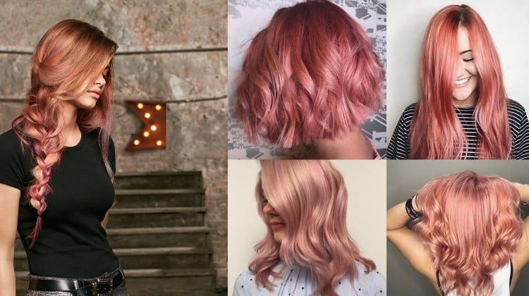 tendance coloration cheveux 2018 femme blond fraise