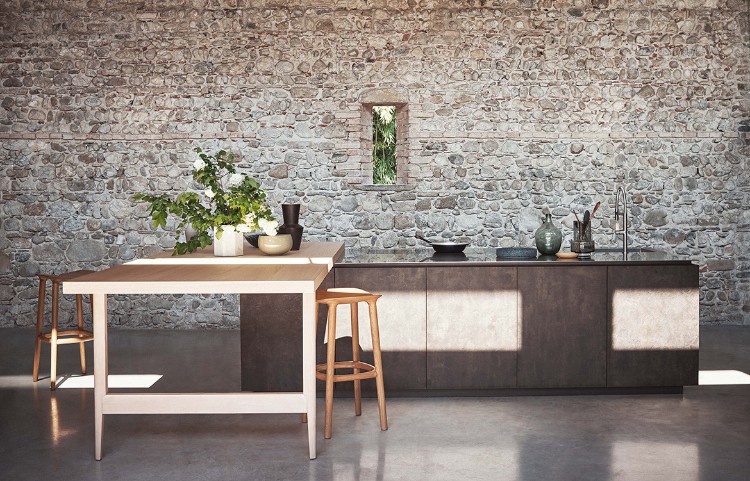 tendance cuisine 2018 Eurocucina design magnifique esprit naturel salon meuble cuisine Milan