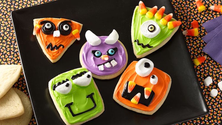 biscuits halloween monstres idee deco originale