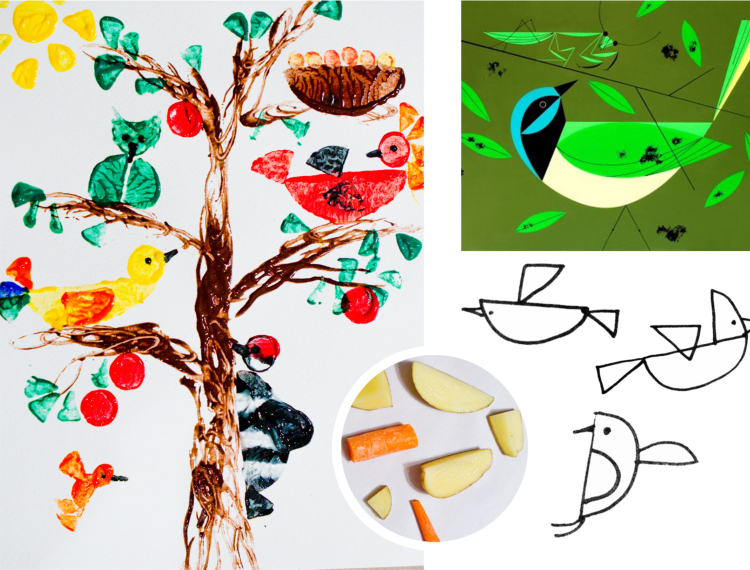 bricolage d'automne dessins originaux faciles pour enfants