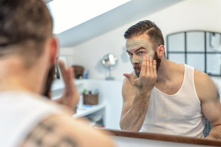 conseils soin visage homme masque facial DIY facile préparer avec ingrédients naturels usage quotidienne