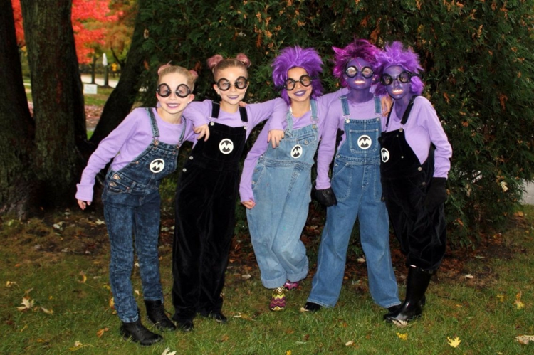 deguisement enfant halloween inspiration minion violet Moi moche et mechant