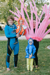 deguisement halloween famille inspiration animation Le Monde de Nemo